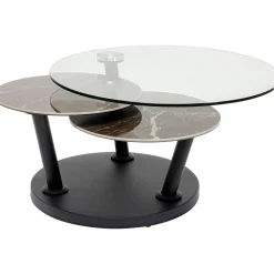KARE Design Tables Basses|Table Basse Avignon 80 (+124)X80Cm