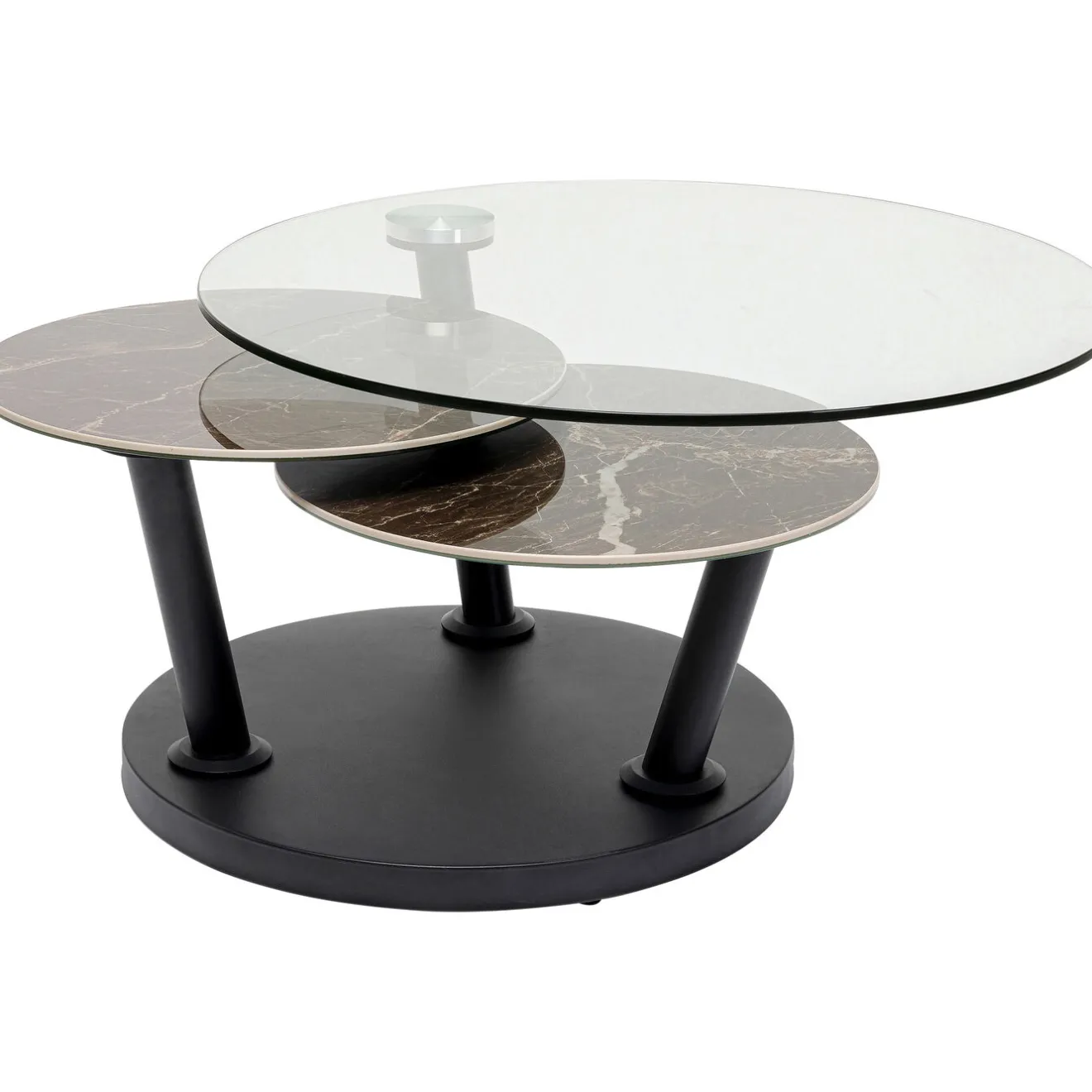 KARE Design Tables Basses|Table Basse Avignon 80 (+124)X80Cm