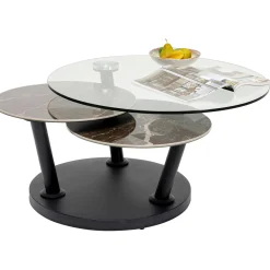 KARE Design Tables Basses|Table Basse Avignon 80 (+124)X80Cm