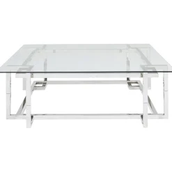 KARE Design Tables Basses|Table Basse Clara Argente 120X120Cm