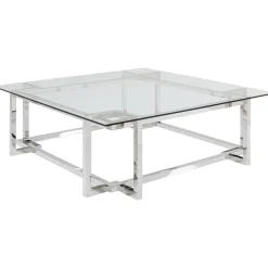 KARE Design Tables Basses|Table Basse Clara Argente 120X120Cm