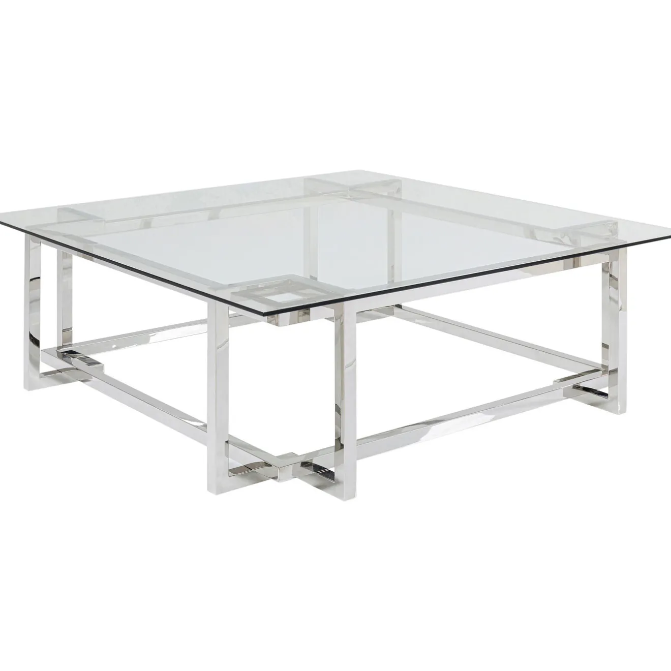 KARE Design Tables Basses|Table Basse Clara Argente 120X120Cm
