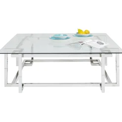 KARE Design Tables Basses|Table Basse Clara Argente 120X120Cm