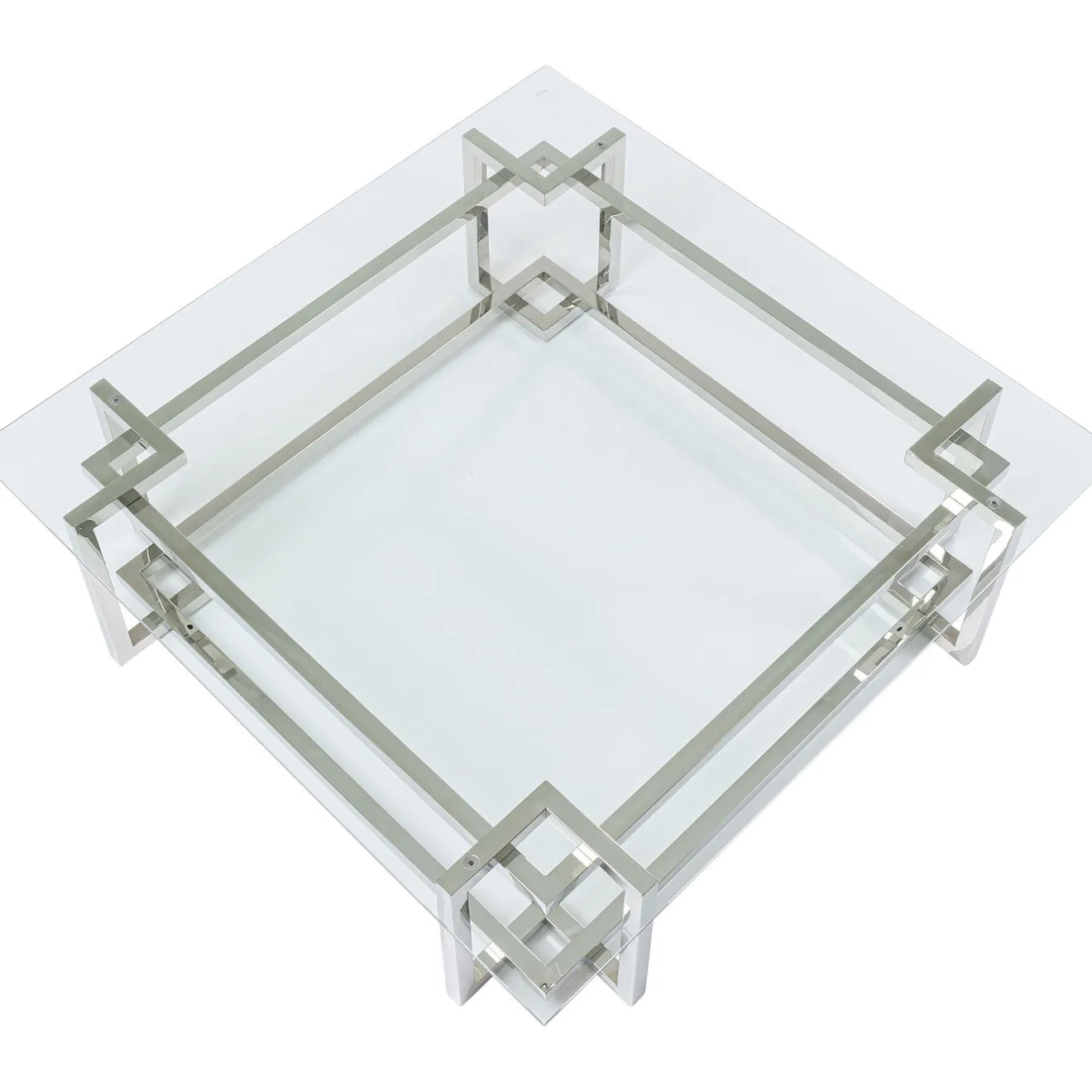 KARE Design Tables Basses|Table Basse Clara Argente 120X120Cm