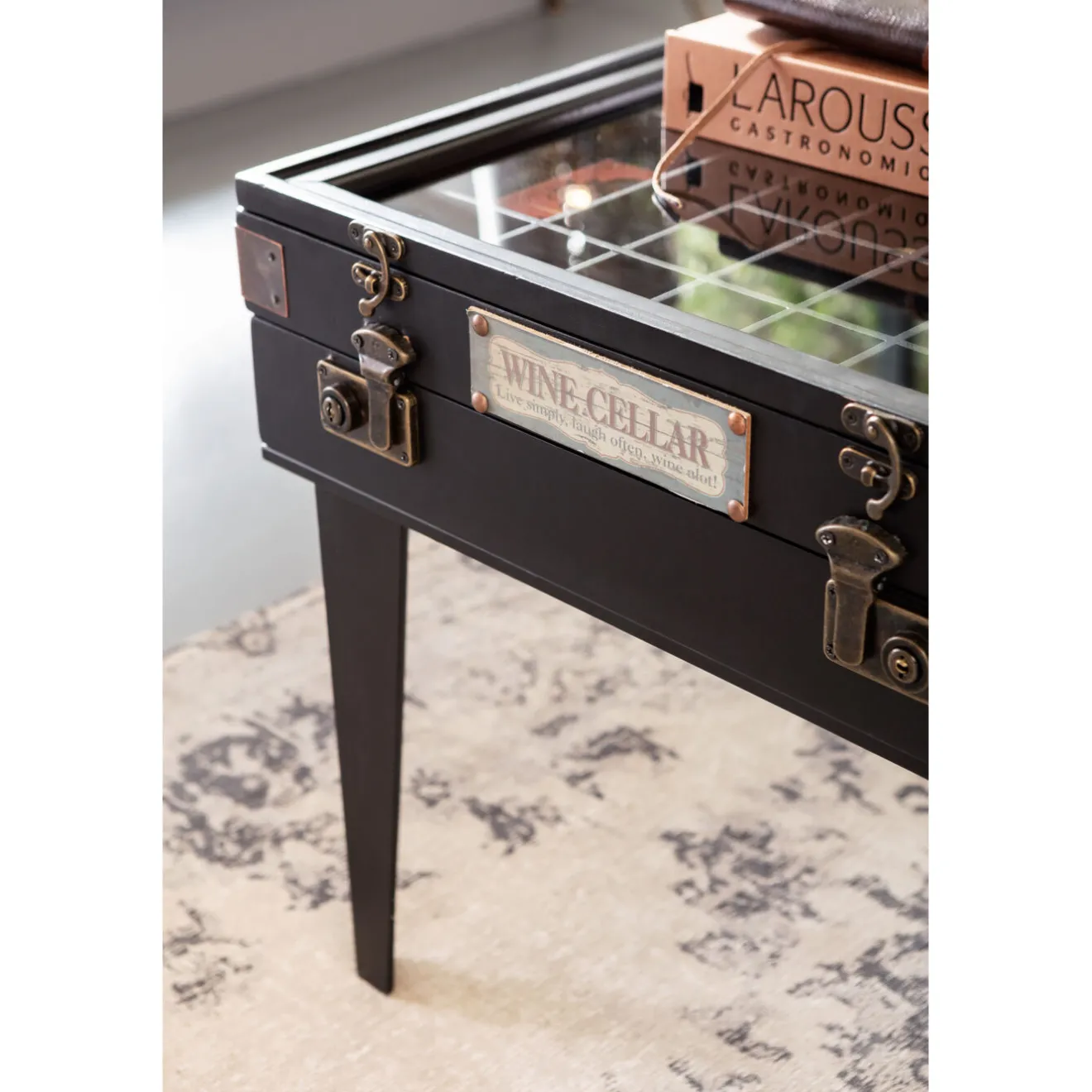 KARE Design Tables Basses|Table Basse Collector Noir 122X55Cm