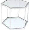KARE Design Tables Basses|Table Basse Comb Argente 45