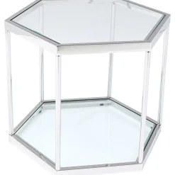 KARE Design Tables Basses|Table Basse Comb Argente 45