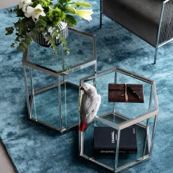 KARE Design Tables Basses|Table Basse Comb Argente 45