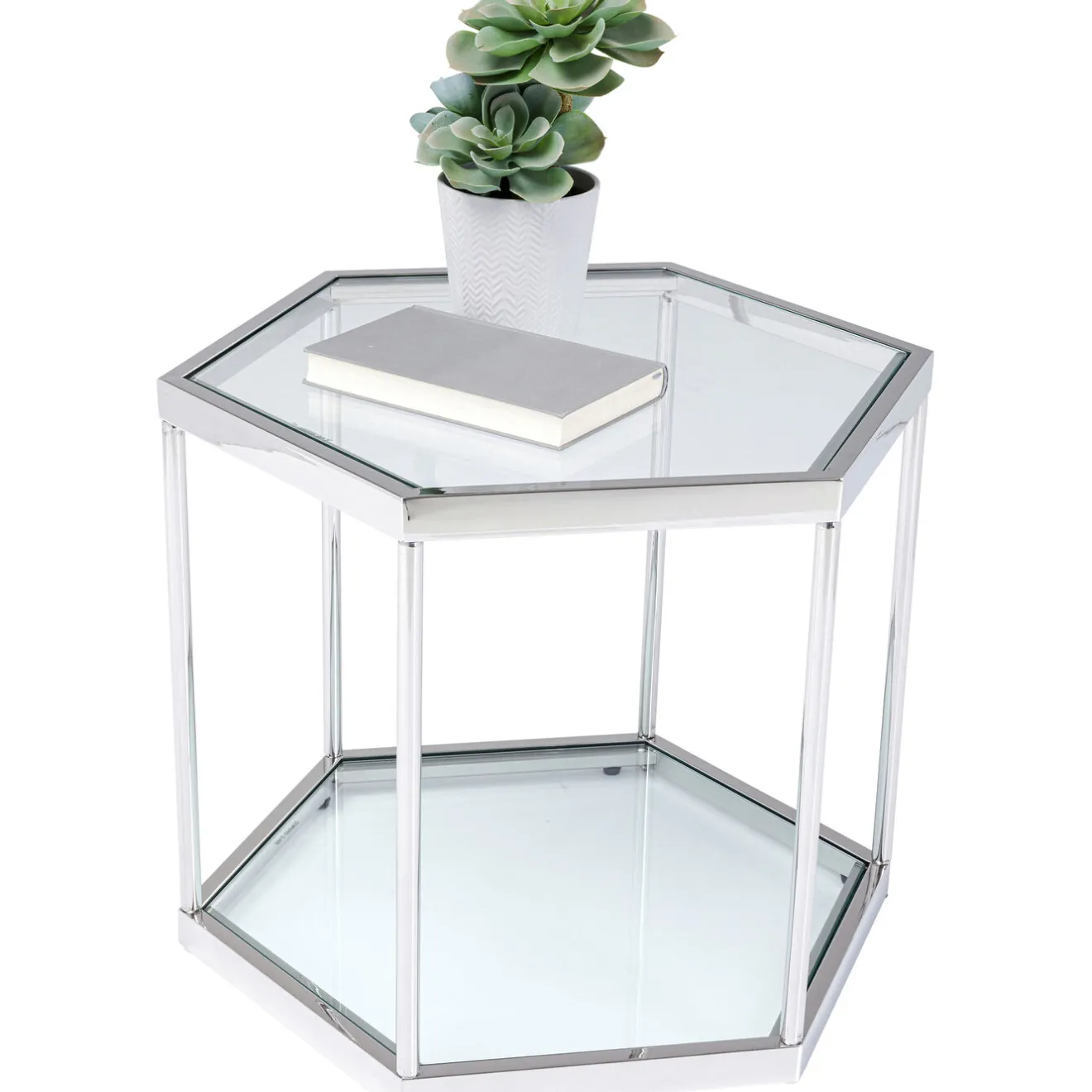 KARE Design Tables Basses|Table Basse Comb Argente 45