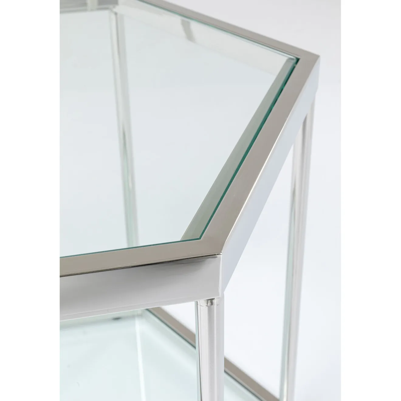 KARE Design Tables Basses|Table Basse Comb Argente 45