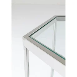KARE Design Tables Basses|Table Basse Comb Argente 45
