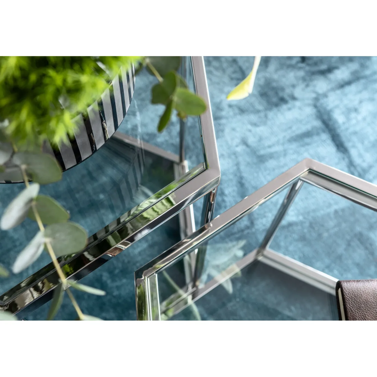 KARE Design Tables Basses|Table Basse Comb Argente 45