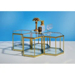 KARE Design Tables Basses|Table Basse Comb Dore 45