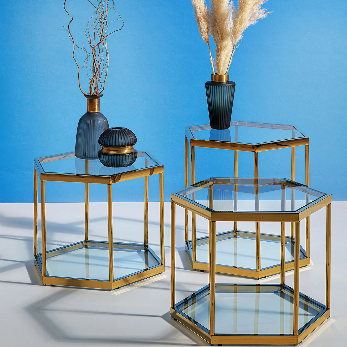 KARE Design Tables Basses|Table Basse Comb Dore 45