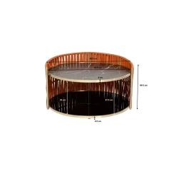 KARE Design Tables Basses|Table Basse Coppe O86Cm