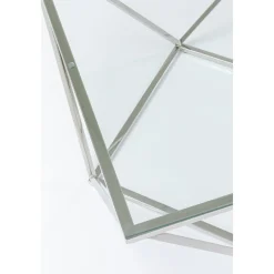 KARE Design Tables Basses|Table Basse Cristallo Argente 80X80Cm