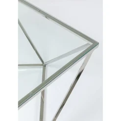 KARE Design Tables Basses|Table Basse Cristallo Argente 80X80Cm