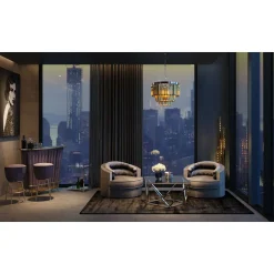 KARE Design Tables Basses|Table Basse Cristallo Argente 80X80Cm