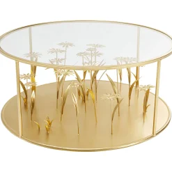 KARE Design Tables Basses|Table Basse Flower Meadow Dore O80