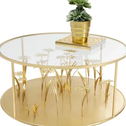 KARE Design Tables Basses|Table Basse Flower Meadow Dore O80