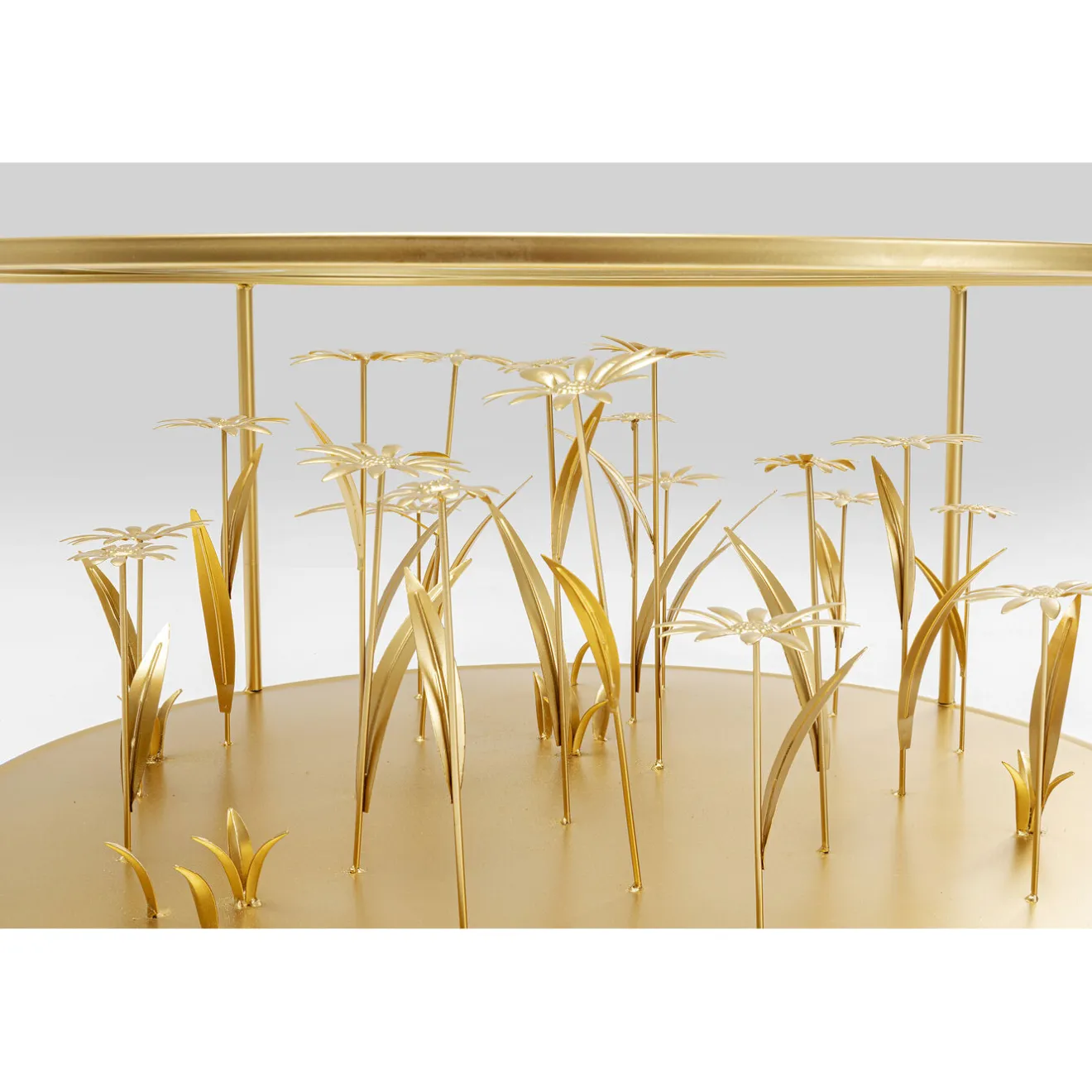 KARE Design Tables Basses|Table Basse Flower Meadow Dore O80
