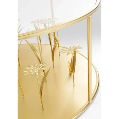 KARE Design Tables Basses|Table Basse Flower Meadow Dore O80