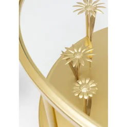 KARE Design Tables Basses|Table Basse Flower Meadow Dore O80