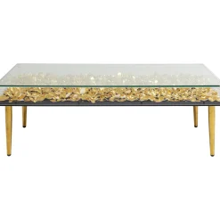 KARE Design Tables Basses|Table Basse Gold Flowers 120X60