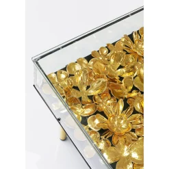 KARE Design Tables Basses|Table Basse Gold Flowers 120X60