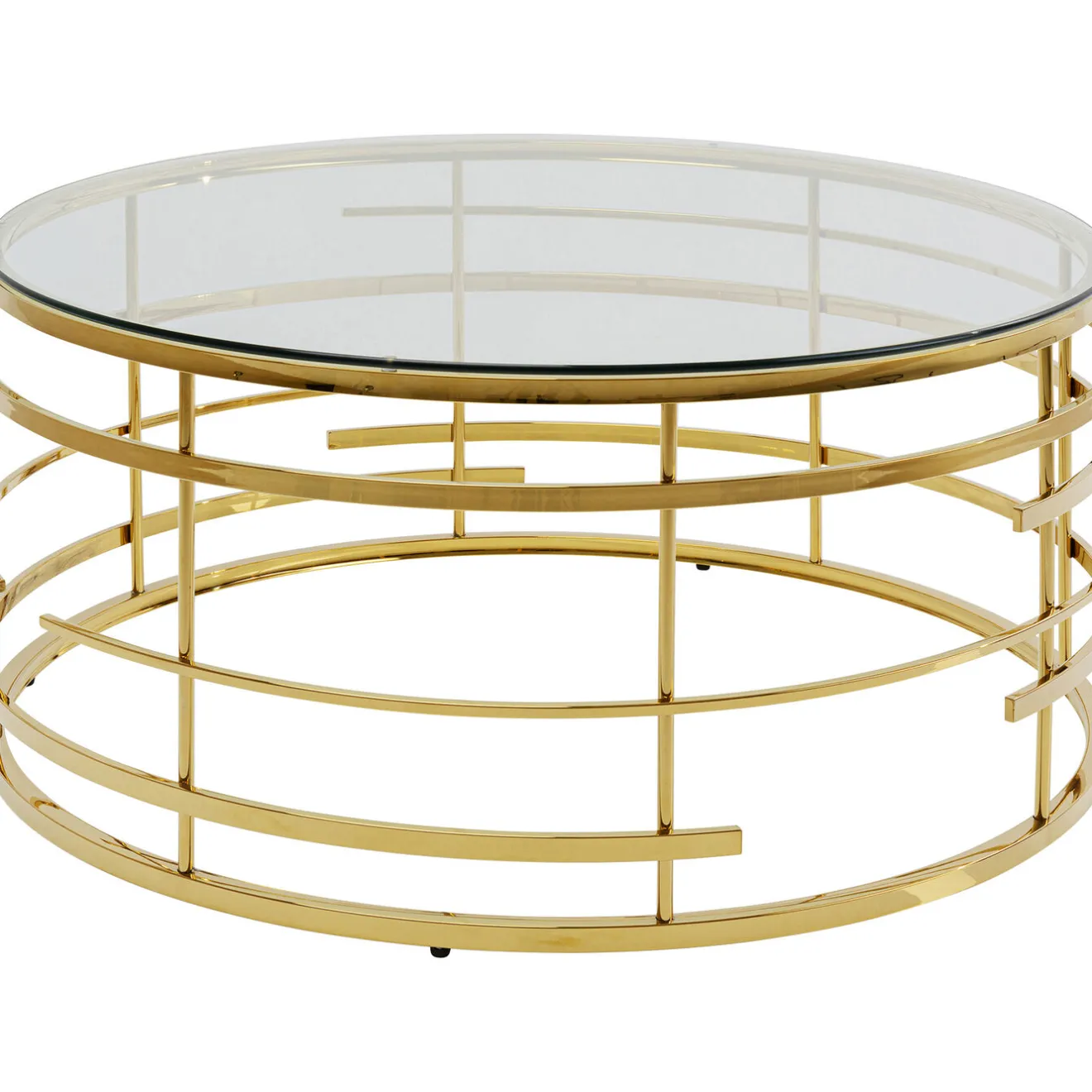 KARE Design Tables Basses|Table Basse Jupiter Dore O100Cm