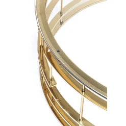 KARE Design Tables Basses|Table Basse Jupiter Dore O100Cm