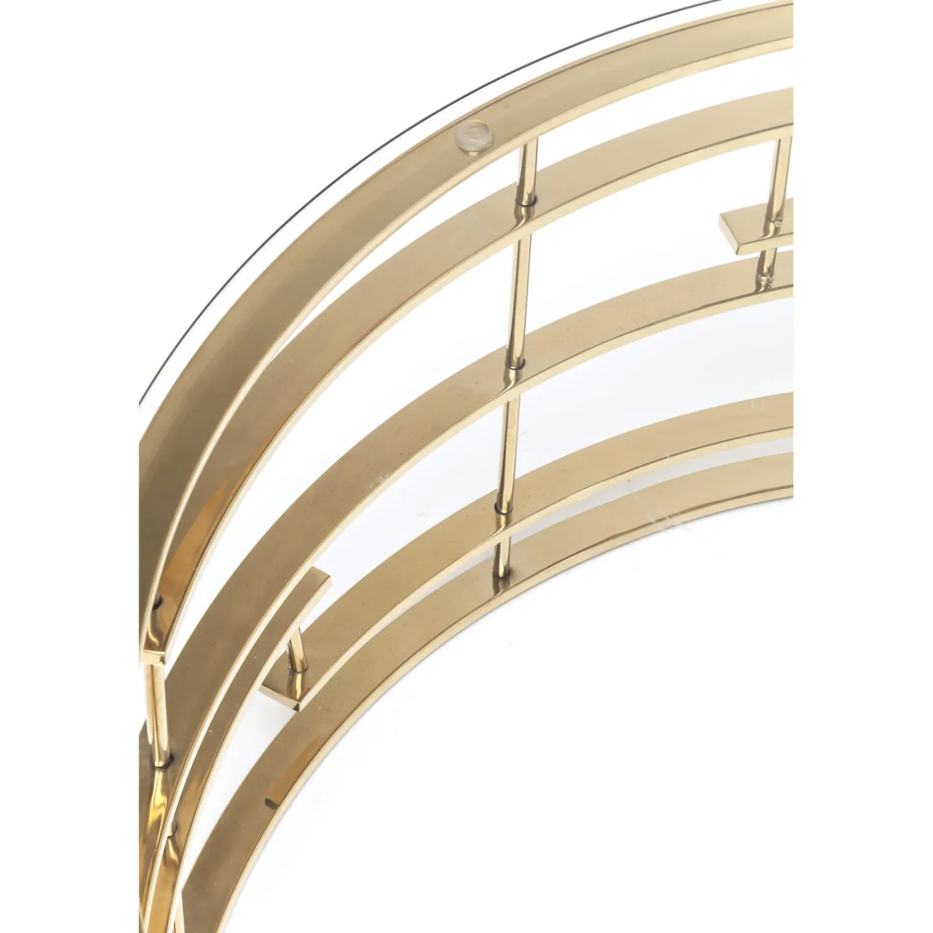 KARE Design Tables Basses|Table Basse Jupiter Dore O100Cm