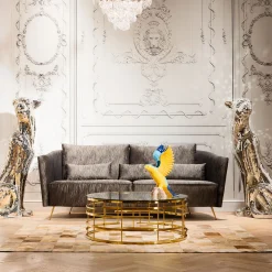 KARE Design Tables Basses|Table Basse Jupiter Dore O100Cm