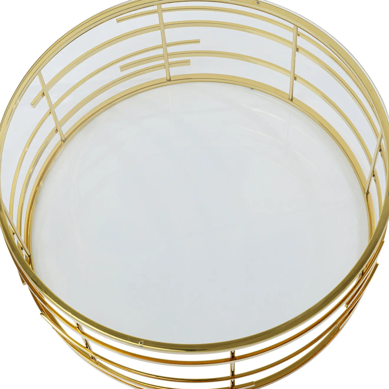 KARE Design Tables Basses|Table Basse Jupiter Dore O100Cm