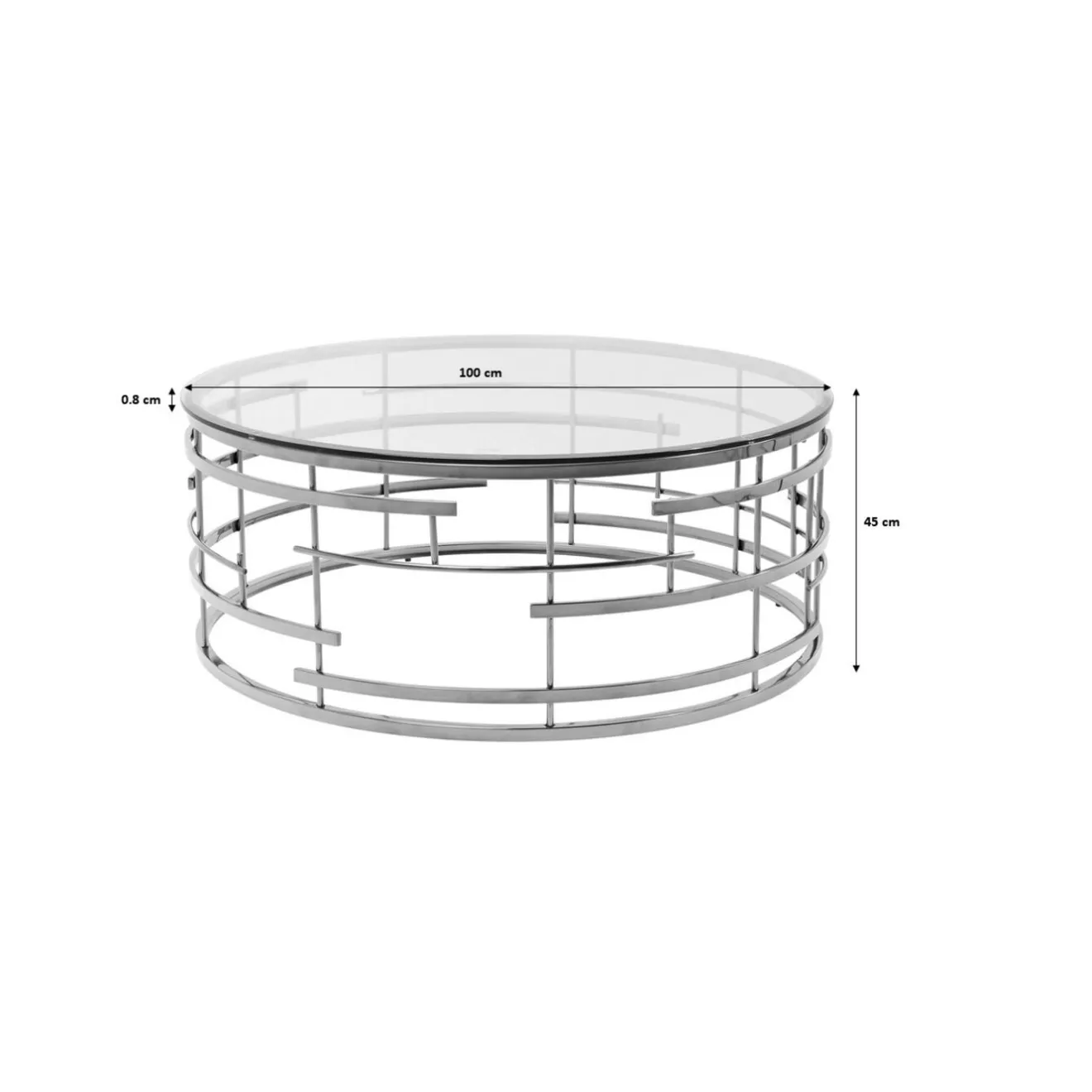 KARE Design Tables Basses|Table Basse Jupiter Dore O100Cm