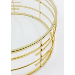 KARE Design Tables Basses|Table Basse Jupiter Dore O100Cm