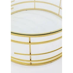 KARE Design Tables Basses|Table Basse Jupiter Dore O100Cm