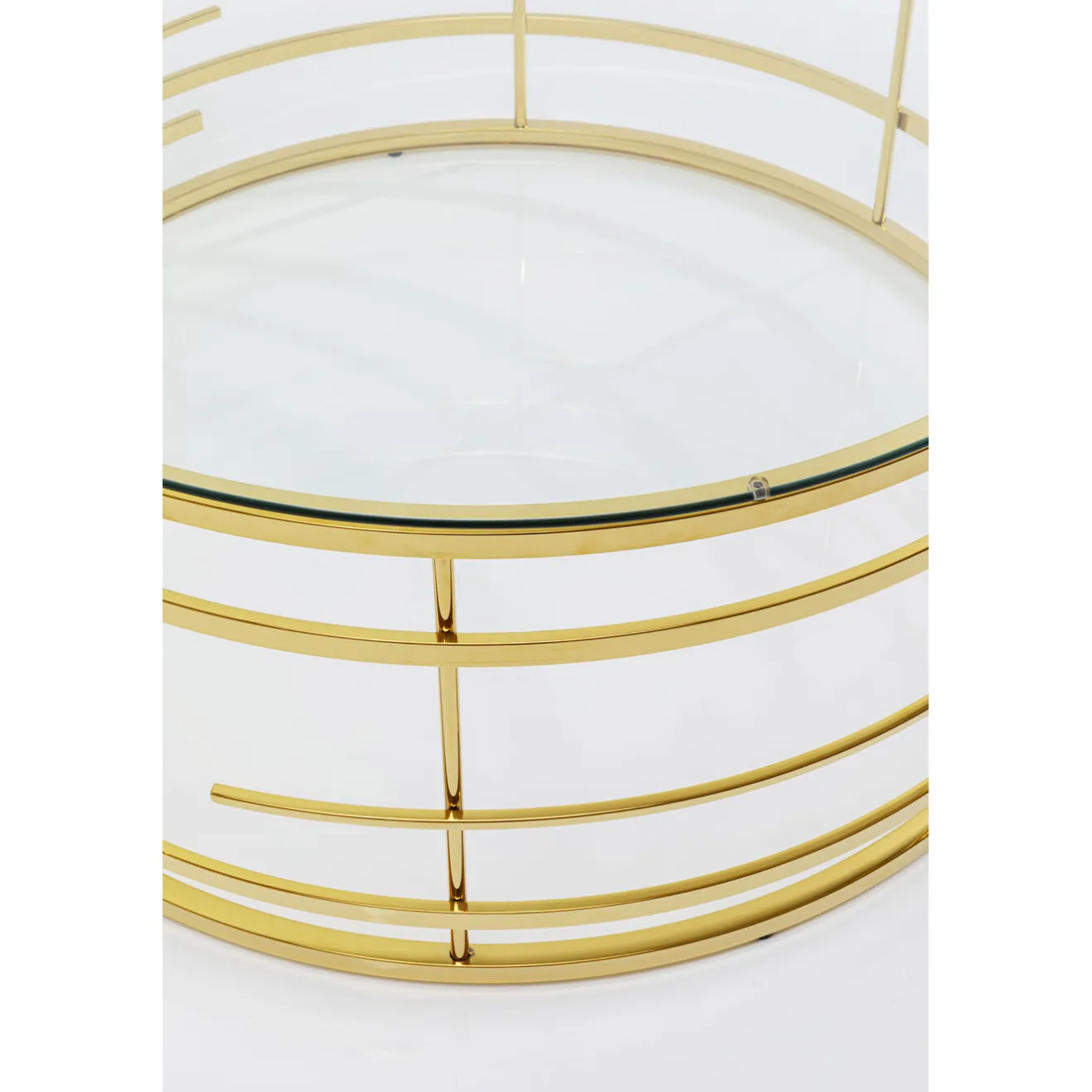 KARE Design Tables Basses|Table Basse Jupiter Dore O100Cm