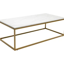 KARE Design Tables Basses|Table Basse Key West Dore 120X60Cm