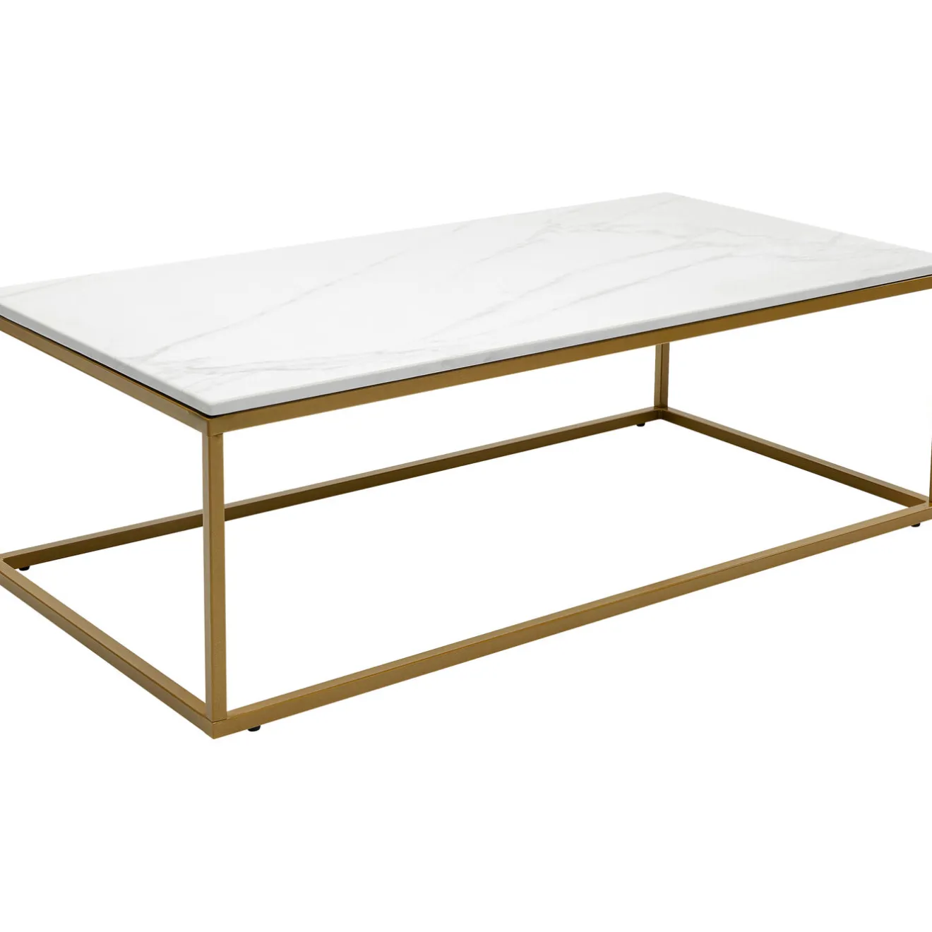 KARE Design Tables Basses|Table Basse Key West Dore 120X60Cm