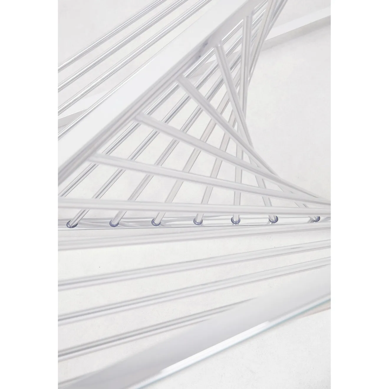 KARE Design Tables Basses|Table Basse Laser Argente-Verre Clair 120X60Cm