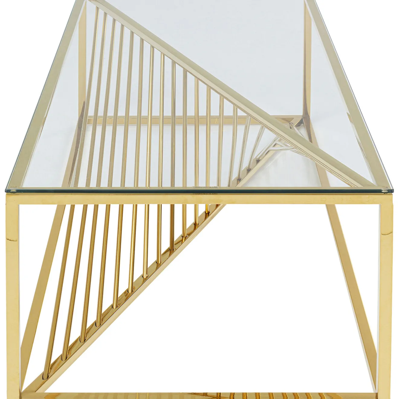 KARE Design Tables Basses|Table Basse Laser Dore 120X60Cm