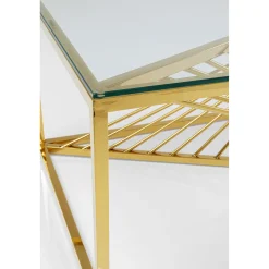 KARE Design Tables Basses|Table Basse Laser Dore 120X60Cm
