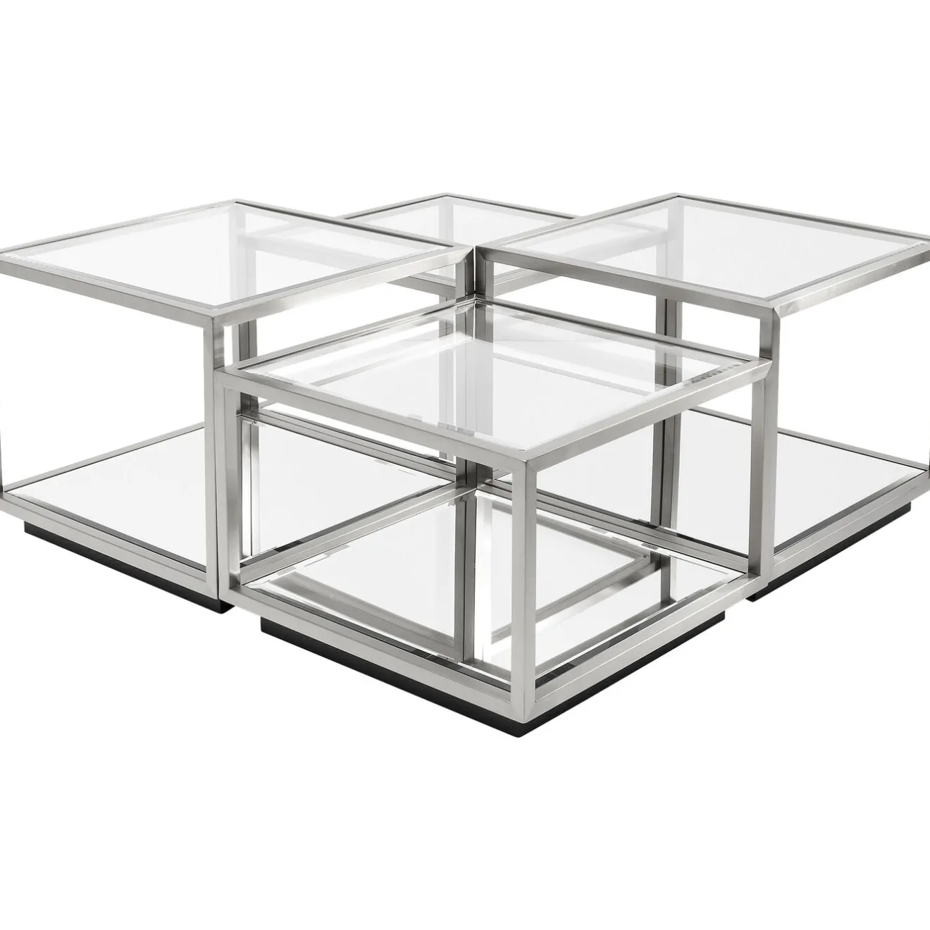 KARE Design Tables Basses|Table Basse Luigi Argente (4/Set)