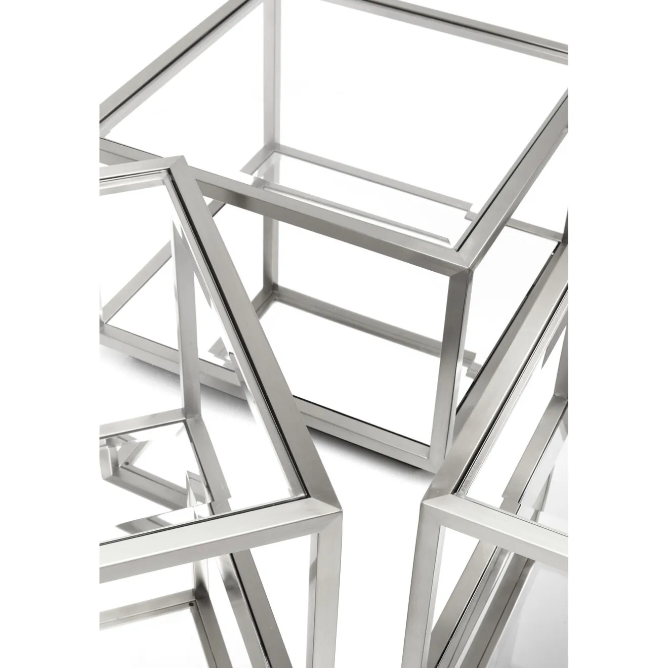 KARE Design Tables Basses|Table Basse Luigi Argente (4/Set)