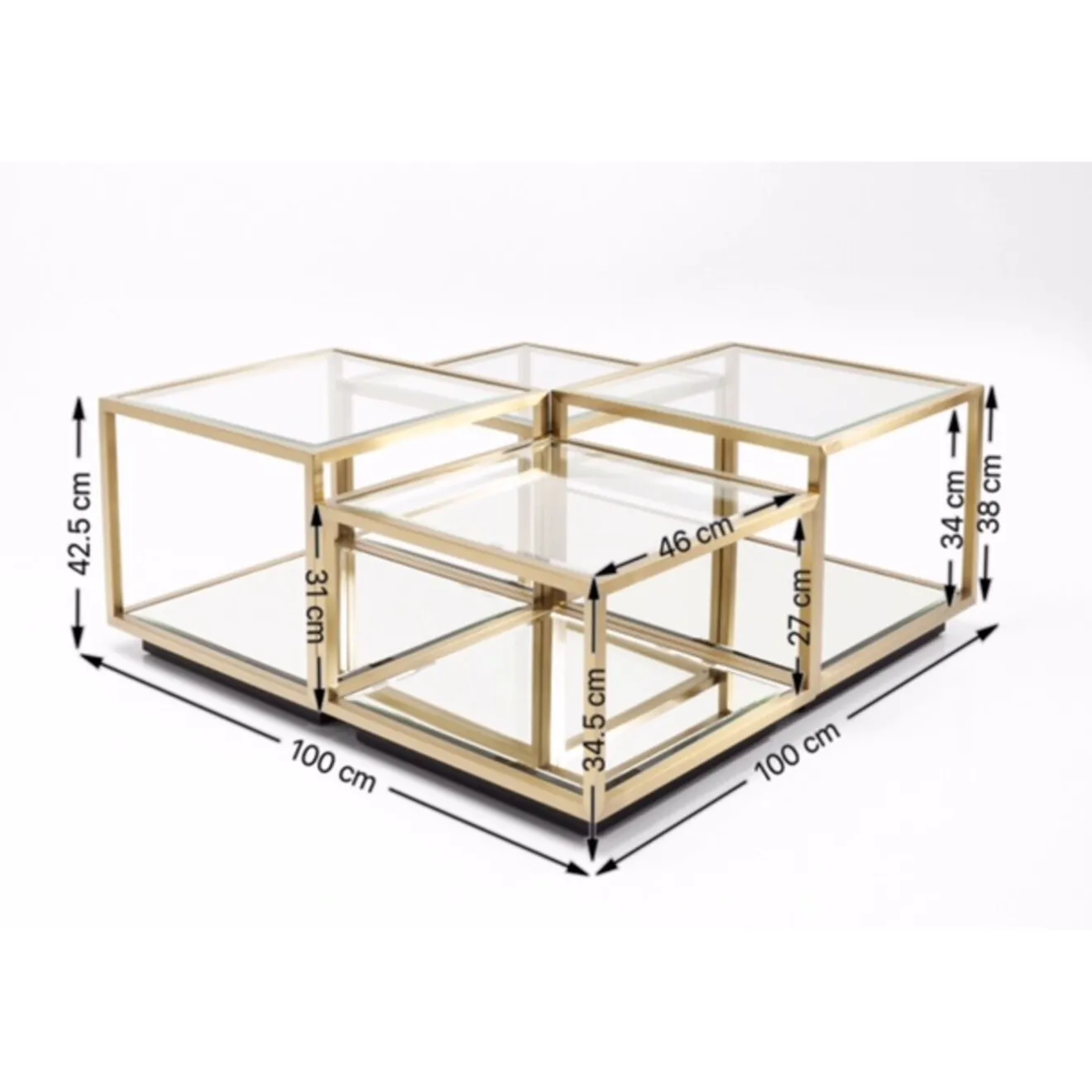 KARE Design Tables Basses|Table Basse Luigi Dore (Jeu De 4)