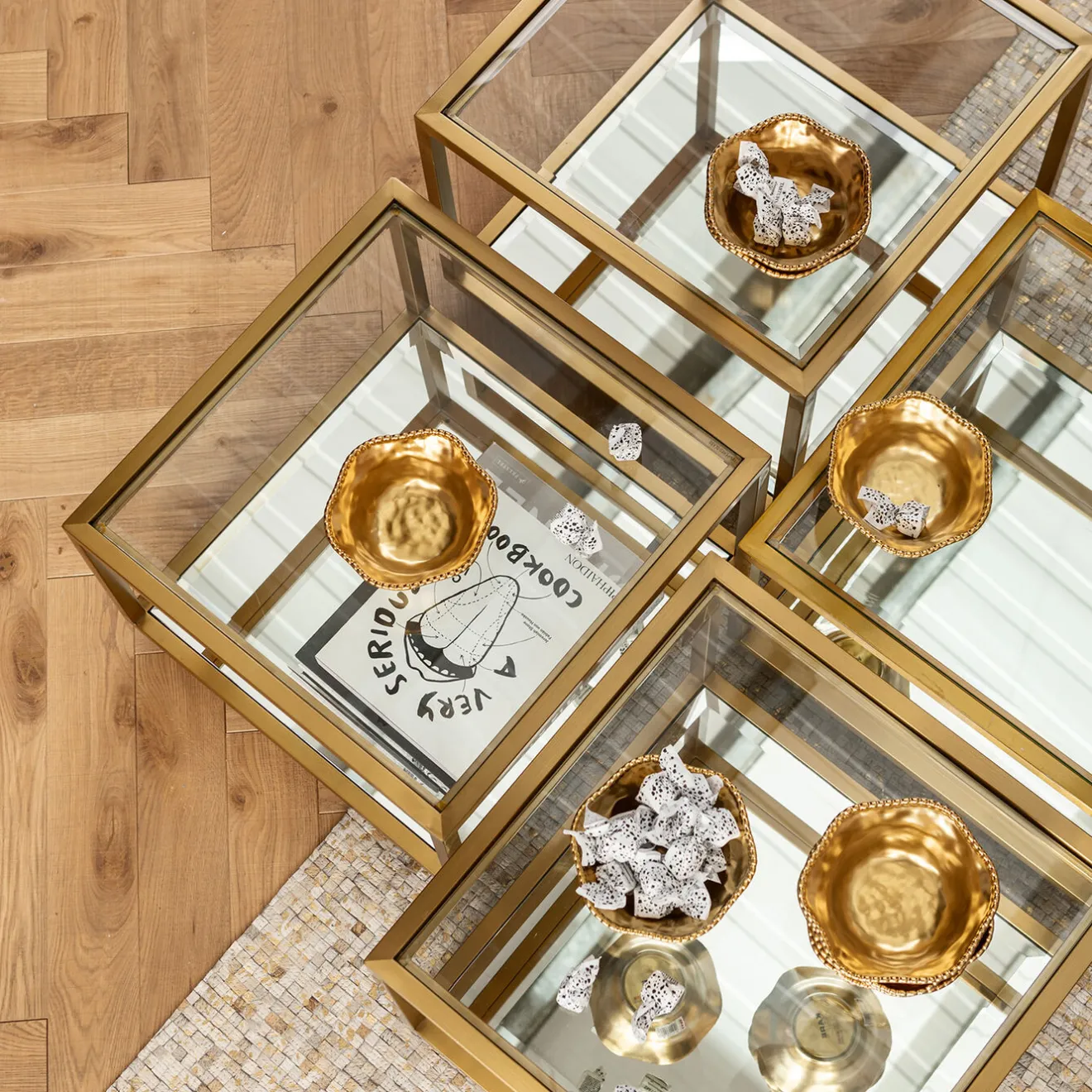 KARE Design Tables Basses|Table Basse Luigi Dore (Jeu De 4)