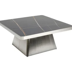 KARE Design Tables Basses|Table Basse Miler Argente 80X80Cm