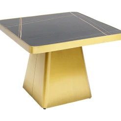 KARE Design Tables Basses|Table Basse Miler Dore 80X80Cm