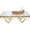 KARE Design Tables Basses|Table Basse Network Doree 105X105Cm